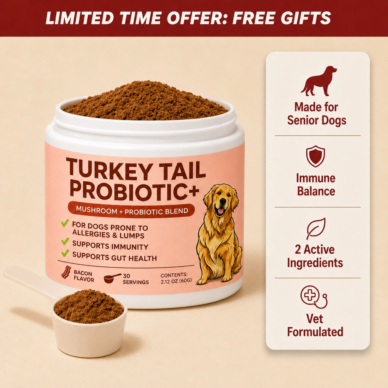 Turkey Tail Probiotic+