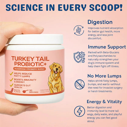 In Stock with Free Shipping 113g Pet Turkey Tail Mushroom Powder Turkey Amazon Tk Cross-Border Hot-Selling Factory Wholesale